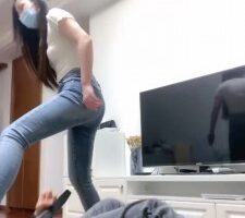 【清酒女主】运动女神暴力踢打 bf19567