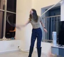 【麋鹿银儿】精彩-健身女神群调群虐 bf21189