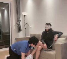 【妆主大大】夜跑后原味辱狗-吃袜子/舔脏鞋底 bf27071