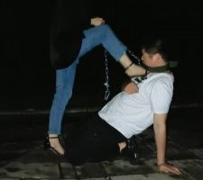 【辣姐】户外舔泥巴脏鞋底/骑马/耳光/全体重踩踏【完整版】 bf30030