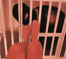 【兰芯大人】狗笼囚禁强制舔脚 JS231124-3