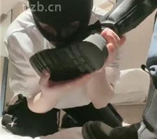 【绝美兔女王】跪舔脏长靴臭白袜/捆绑踩踏 JS240108-13