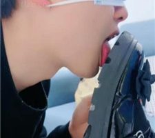 【薯条】双S-逛街后超臭鞋子黑棉袜辱 JS240306-12