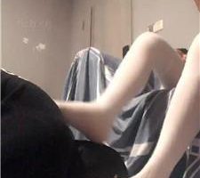 【甜恬】原味白棉袜+裸足诱惑发骚奴 JS240313-11