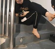 【樱樱】楼道调-开发职高女生做S【上】 JS240425-1