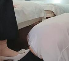 【你的女王驾到】白领S-骑马转胯/跪舔高跟肉丝/吮吸脚趾 JS240502-2