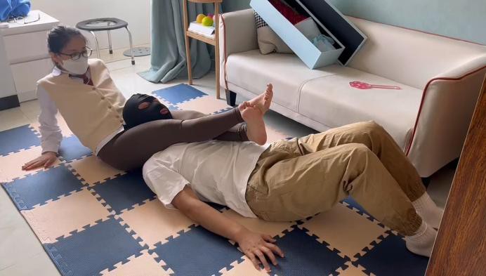 【微耀星空】微主瑜伽裤腿绞笨M骑马调教 YC-240713-2