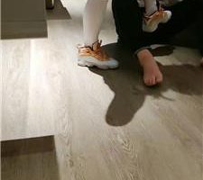 【蓝蓝大S】运动鞋过膝白袜踢踹踩踏 JS241009-4