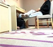 【乔伊】桌底视角-老爹鞋踩虐/胯下羞辱【双视角版】 bf46474