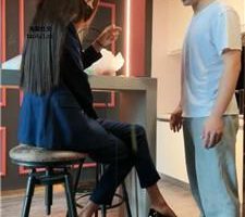 【苒溪】白领S-黑丝高跟脚下踩踏喂食 bf49960