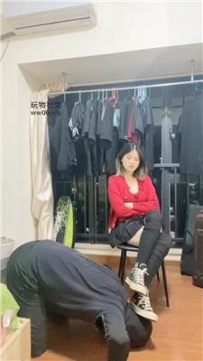 【甜味药丸】高帮帆布鞋及膝袜+长靴踩踏/藤条抽打 bf47646