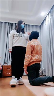 【拽拽】跪舔脏毛拖鞋棉袜/踩踏 JS241212-31