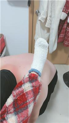 【柔柔】厚毛巾袜裸足狂舔 JS250115-23