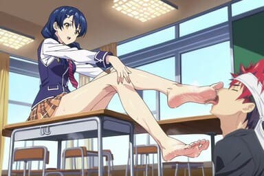 动漫舔足为主虐男AI图包-3 bf49647