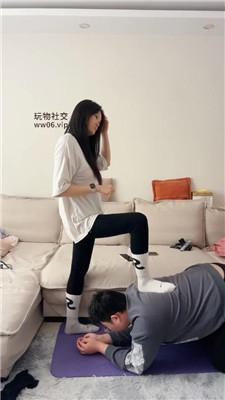 【埋汰】皮鞋白袜踩教练狗 JS250222-38