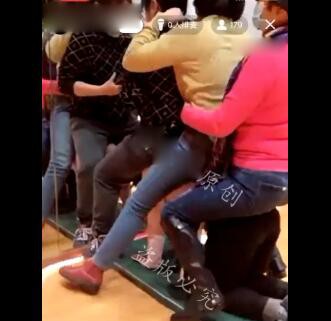 瑜伽会馆重磅真实骑女马训练 双人骑乘边讲解 G-210221-5