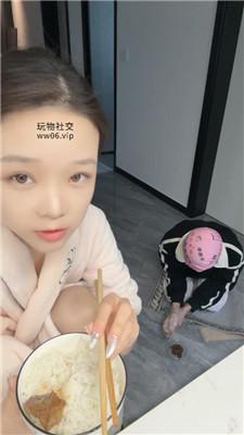 【阿楠】狗盆喂食下贱家奴 JS250321-14