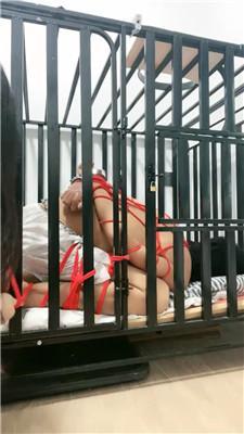 【薇薇】捆绑狗笼强制囚禁 JS250804-1