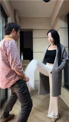 【冰月】阳台连环踢裆胯下辱 bf58752