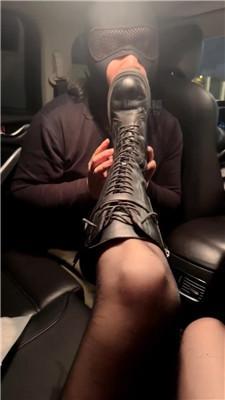 【素人挖掘机】酒吧街女神皮靴纯御 JS260107-22