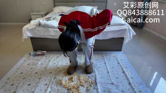 『chnnsct1818』脏雪地靴踩踏果冻，混合饼干口水 YC-260121-3